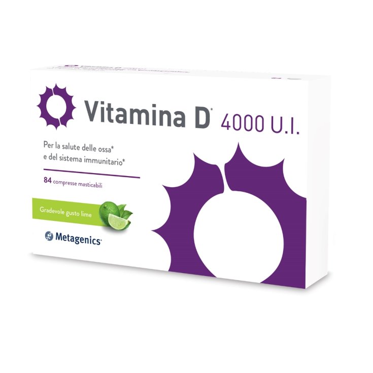 Vitamina D 4000 UI Metagenics&reg; 84 Compresse Masticabili