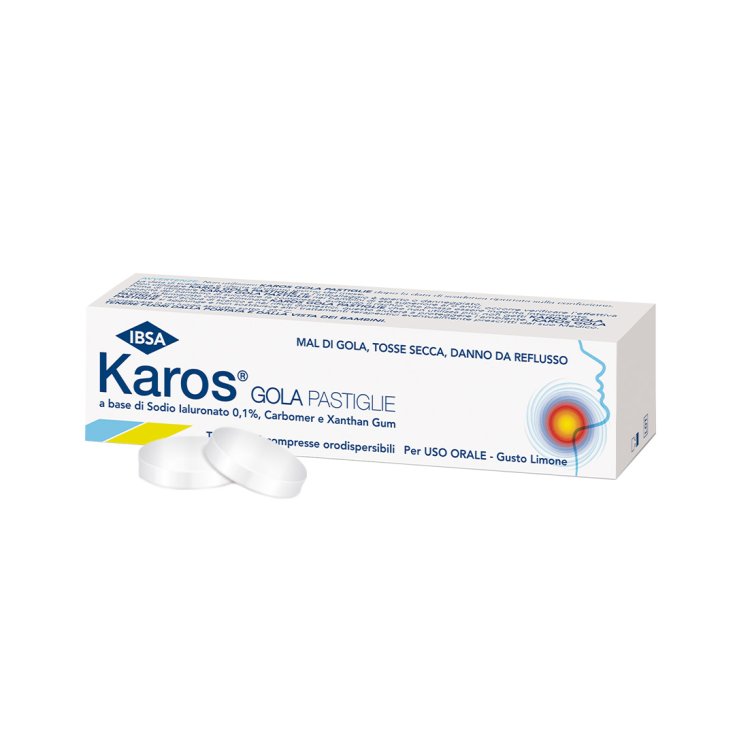 Karos&reg; Gola Pastiglie Ibsa 20 Pastiglie