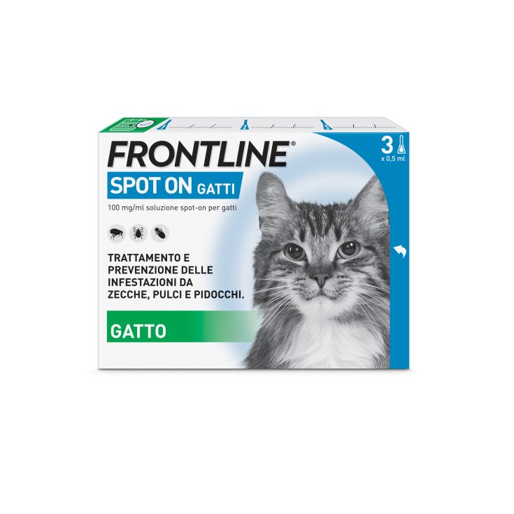 Frontline Spot On Gatti 3 Pipette Antiparassitarie