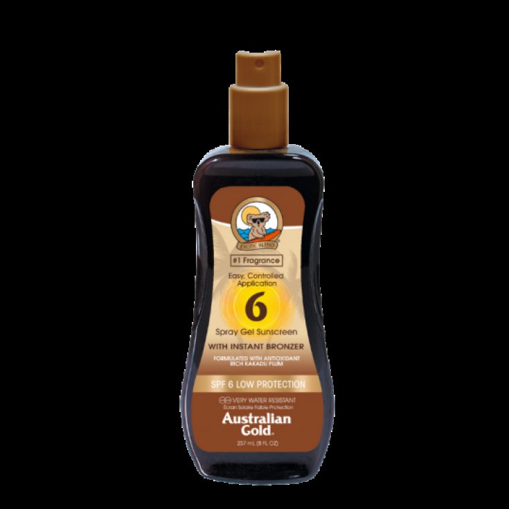 Spray Gel With Bronzer Spf 6 Australian Gold 237ml