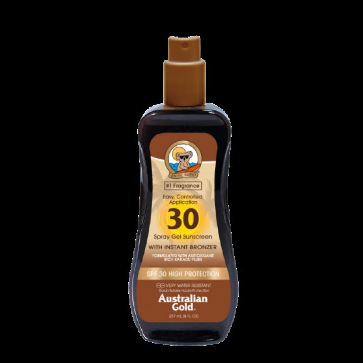 Spray Gel With Bronzer Spf 30 Australian Gold 237ml