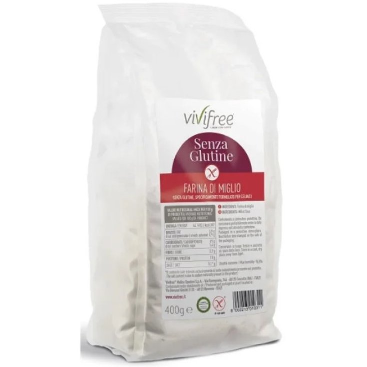 ViviFree Farina di Miglio Senza Glutine Molino Spadoni 400g