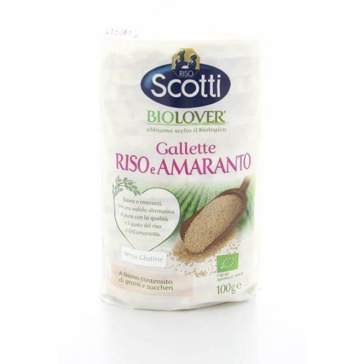 Gallette Di Riso E Amaranto&nbsp;Biolover Scotti 100g