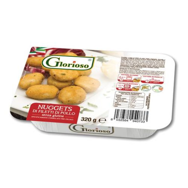 Nuggets di Filetti di Pollo Surgelato Glorioso&reg; 320g