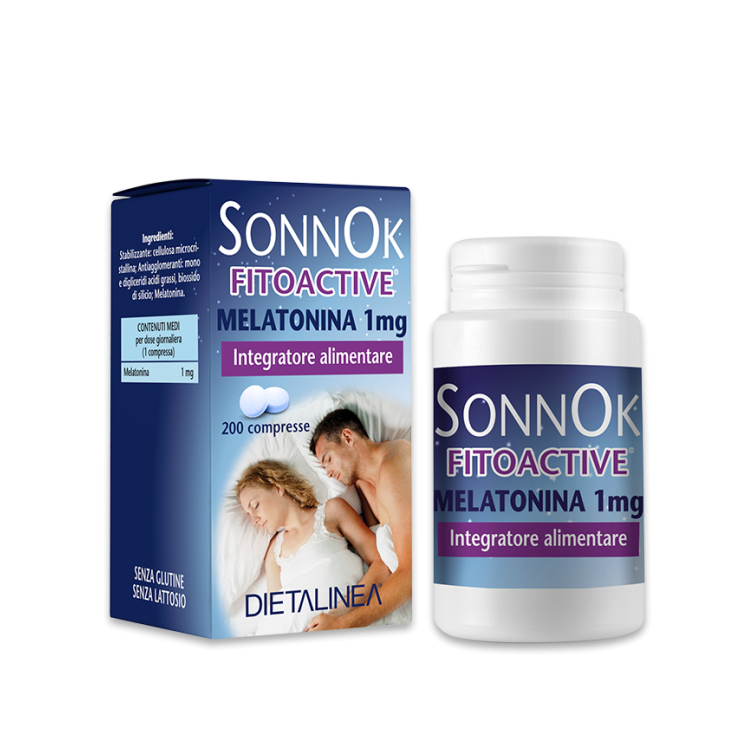 SonnOk Fitoactive Melatonina 1mg 200 Compresse