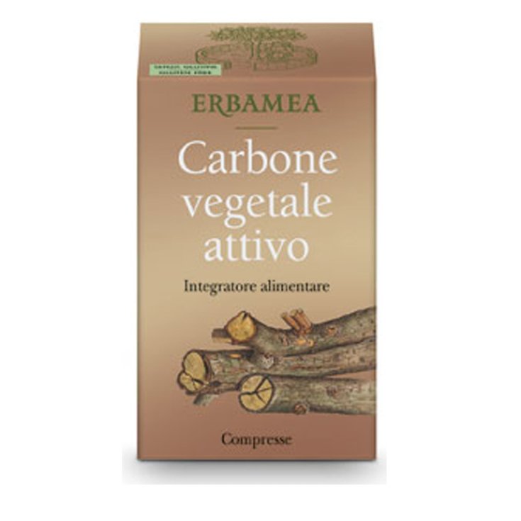 Carbone Vegetale Attivo ERBAMEA 100 Compresse