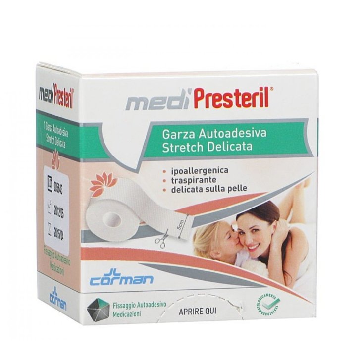 MediPresteril Garza Auricolare 2x500 Corman 1 Pezzo