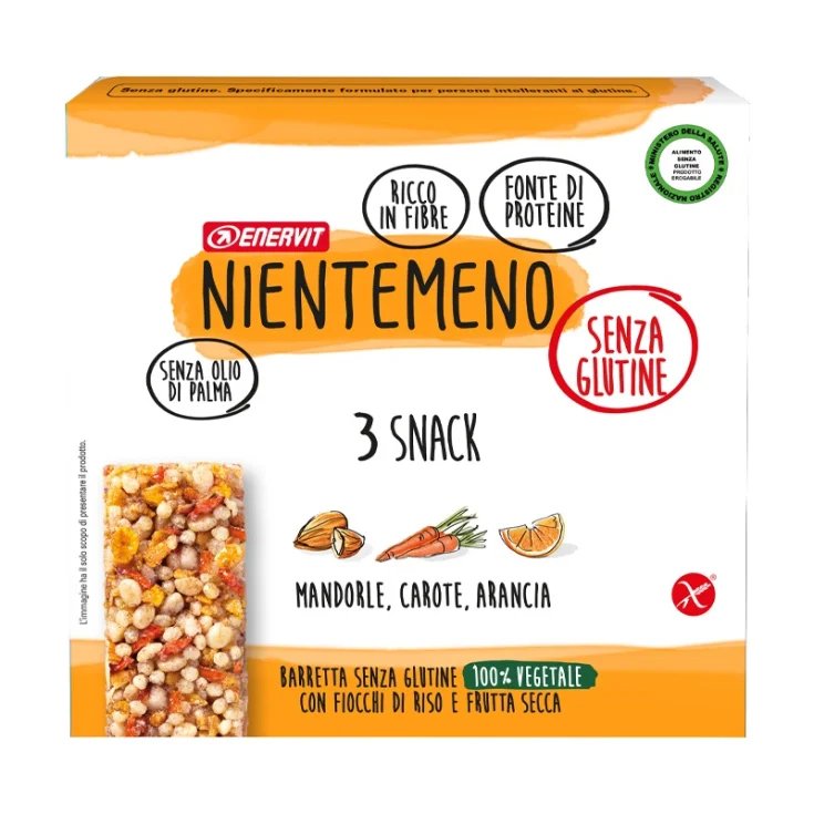 Nientemeno Mandorle Carote Arancia Enervit 3 Barrette
