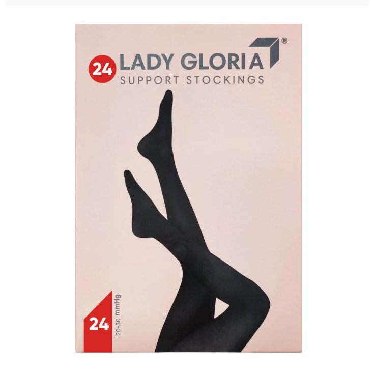 LadyGloria 24 Autoreggente Punta Aperta Daino 6 GloriaMed&reg;