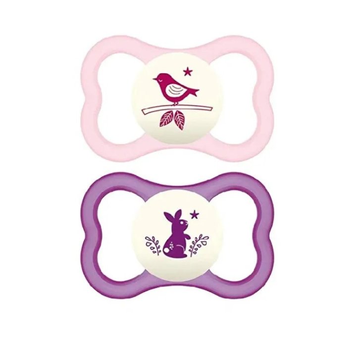 Air Night 16+ M Silicone Rosa Mam 2 Succhietti