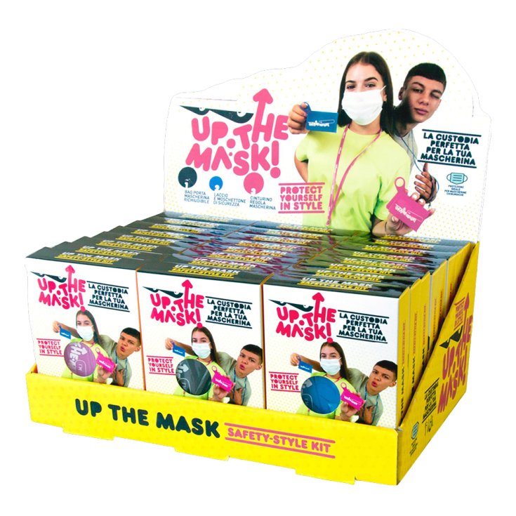 Espositore Up The Mask Custodia Mascherina 24 Pezzi
