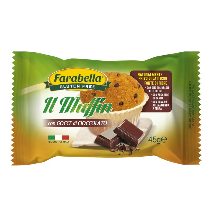 Il Muffin Con Gocce Di Cioccolato Farabella&reg; 45g