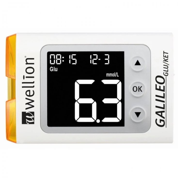 Galielo Glu/Ket Bianco Glucometro Wellion
