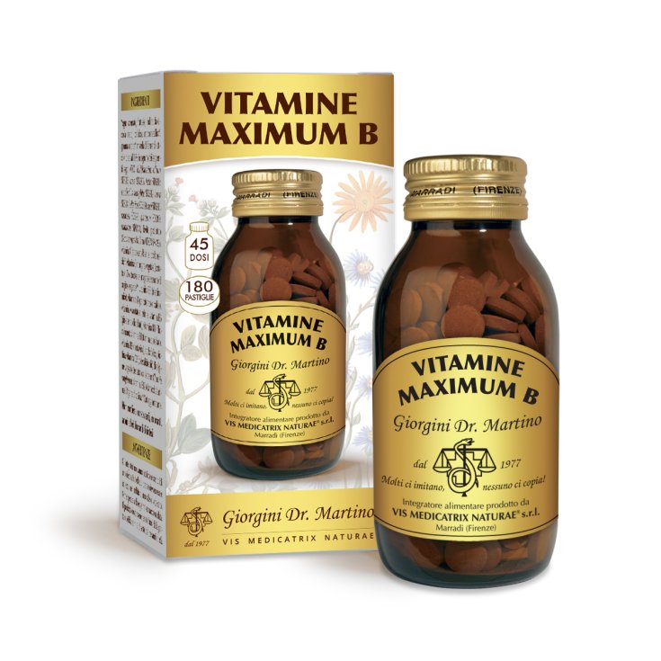 Vitamine Maximum B Dr.Giorgini 180 Pastiglie Vitamine Maximum B Dr.Giorgini 180 Pastiglie