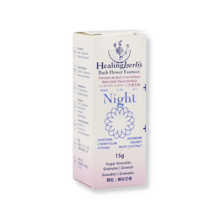 Night Bach Flower Essences Heling Herbs Granuli 15g