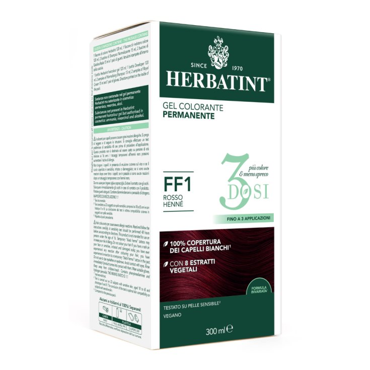 Gel Colorante Permanente FF1 3 Dosi Herbatint 300ml