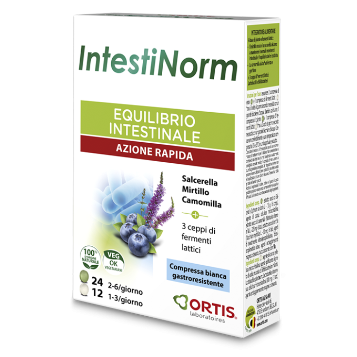 IntestiNorm Equilibrio Intestinale Ortis&reg; 36 Compresse