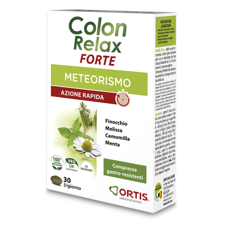 Colon Relax Forte Ortis Laboratoires 30 Compresse