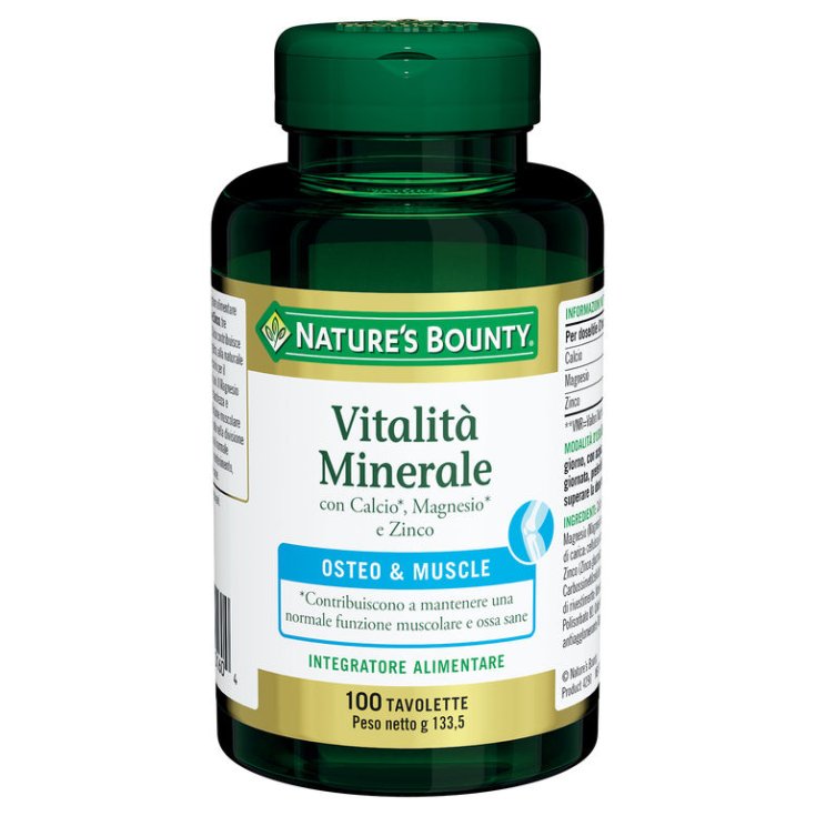 Vitalit&agrave; Minerale Nature's Bounty 100 Tavolette