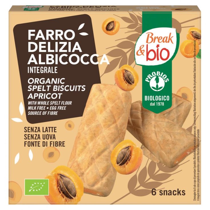 Break & Bio Farro Delizia All'Albicocca Probios 6x30g