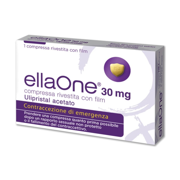 Ulipristal Acetato ellaOne&reg; 30mg 1 Compressa Rivestita