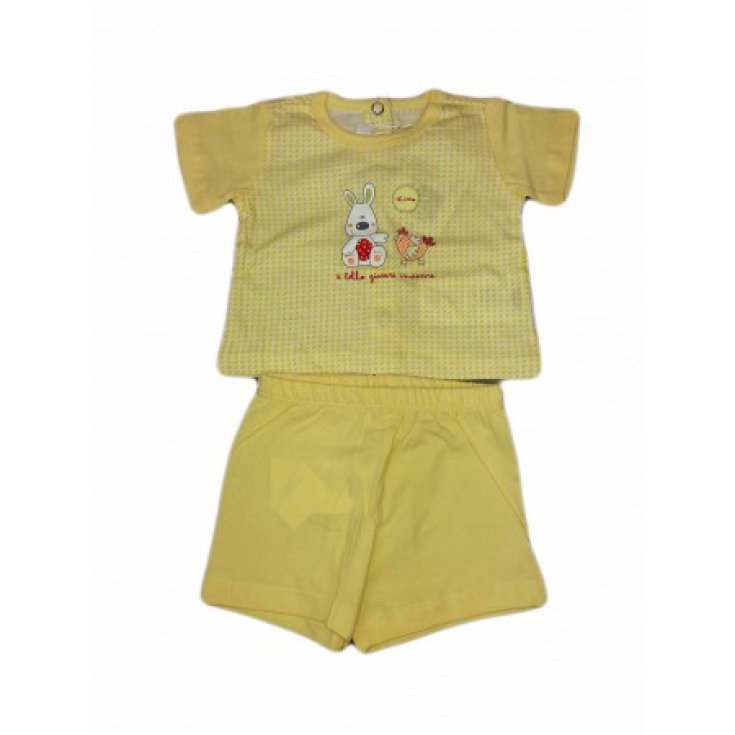 Completo 2 Pezzi Cotone CHICCO Giallino Taglia 1 Mese&nbsp;