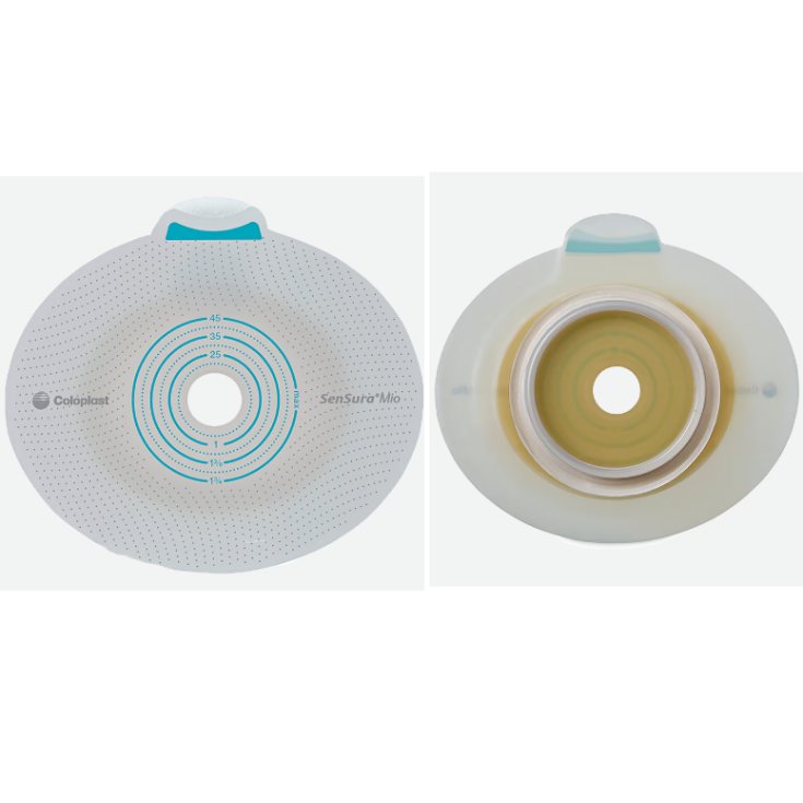 SenSura Mio Click Placca 10523&nbsp;Fl 60mm Fo 40-55mm Coloplast 5 Pezzi