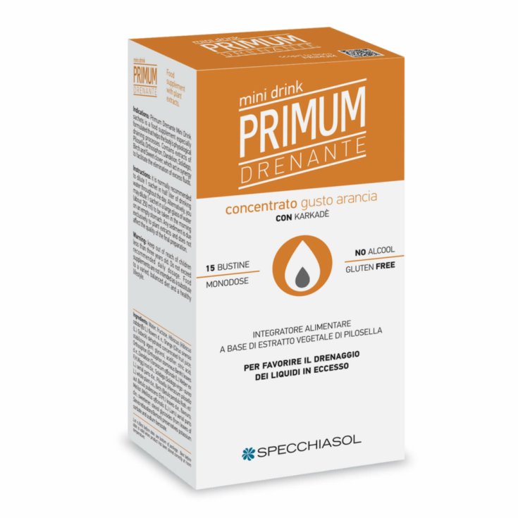 Primum Drenante Gusto Arancia Specchiasol 15 Bustine