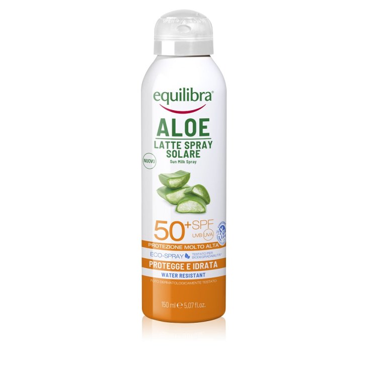 Aloe Latte Spray Solare Spf50+ Equilibra&reg; 150ml