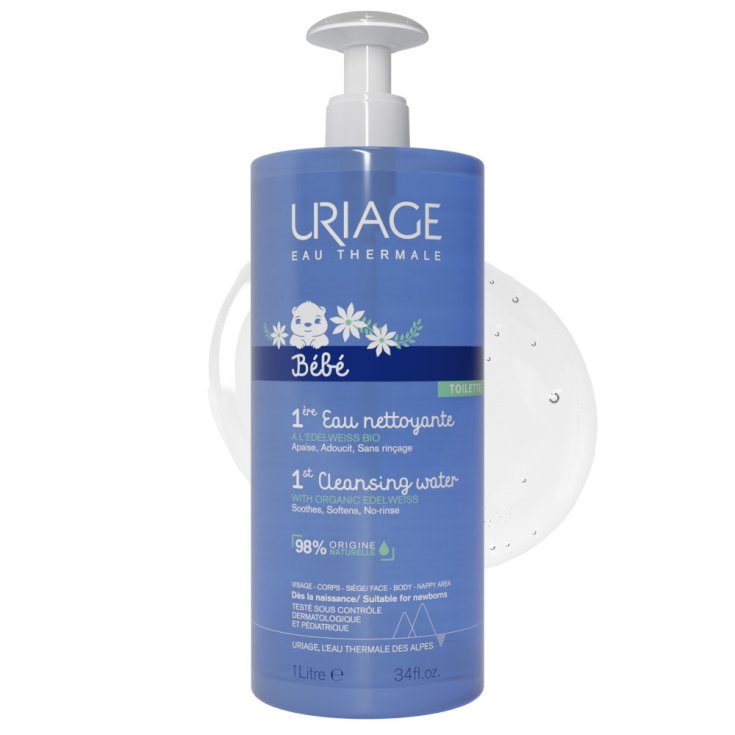 B&eacute;b&eacute; 1&Egrave;re Eau Nettoyante Uriage 1000ml