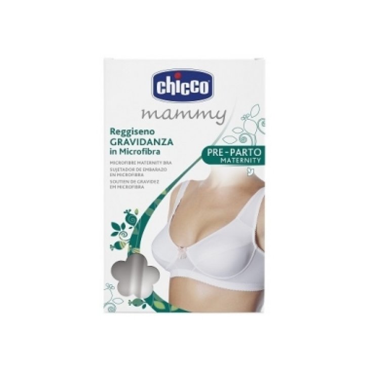 Mammy Reggiseno Gravidanza Microfibra Bianco 4C Chicco 1 Pezzo