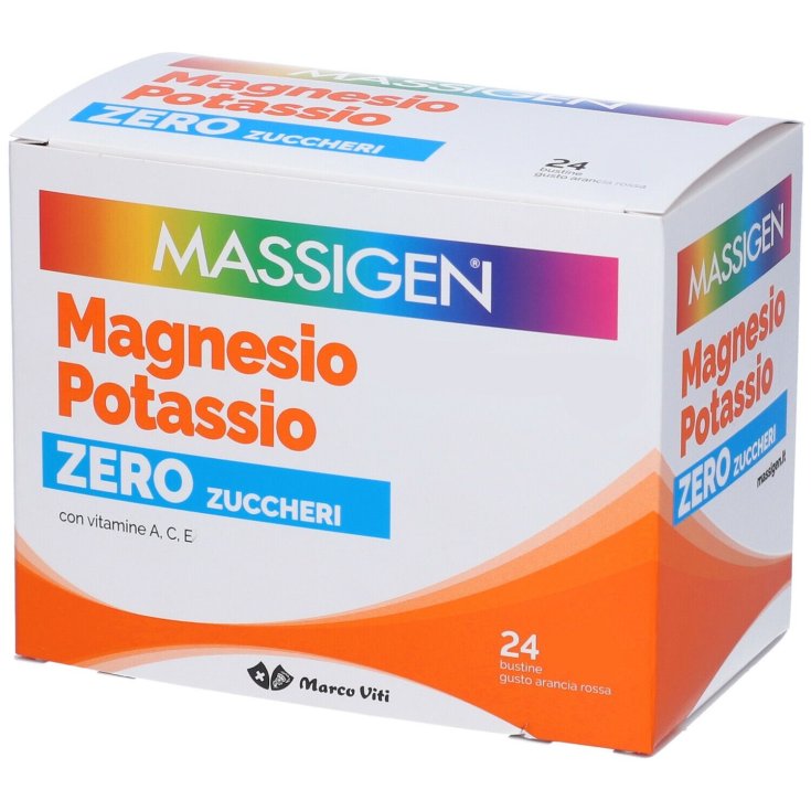 Massigen&reg; Magnesio Potassio Zero Zuccheri Marco Viti 24 Bustine