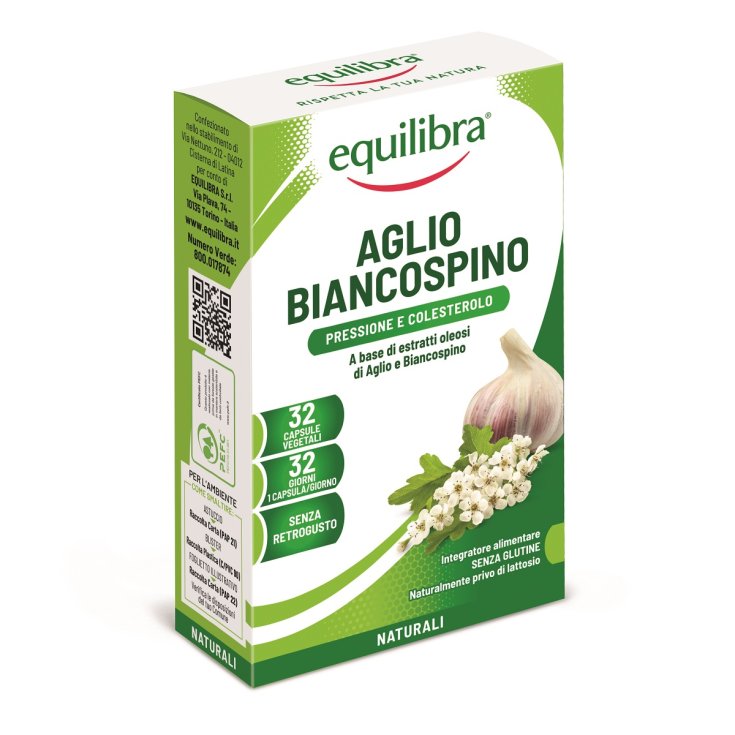 Aglio Biancospino Equilibra&reg; 32 Capsule Vegetali