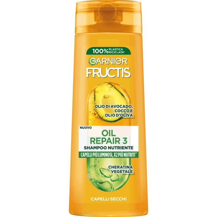 Fructis Oil Repair 3 Shampoo Nutriente Garnier 250ml
