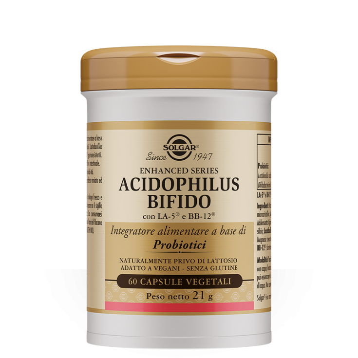 Acidophilus Bifido Solgar 60 Capsule Vegetali