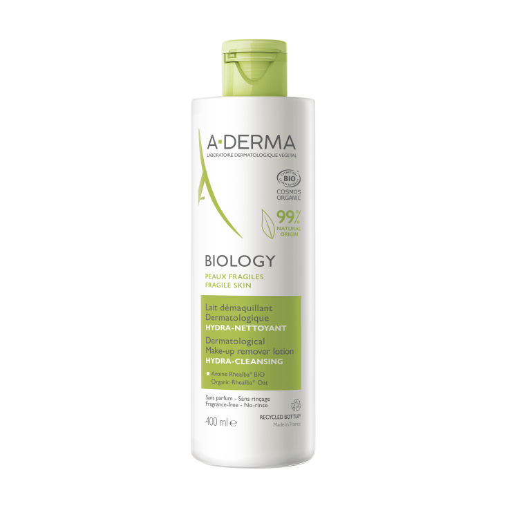 BIOLOGY Latte struccante dermatologico A-DERMA 400ML