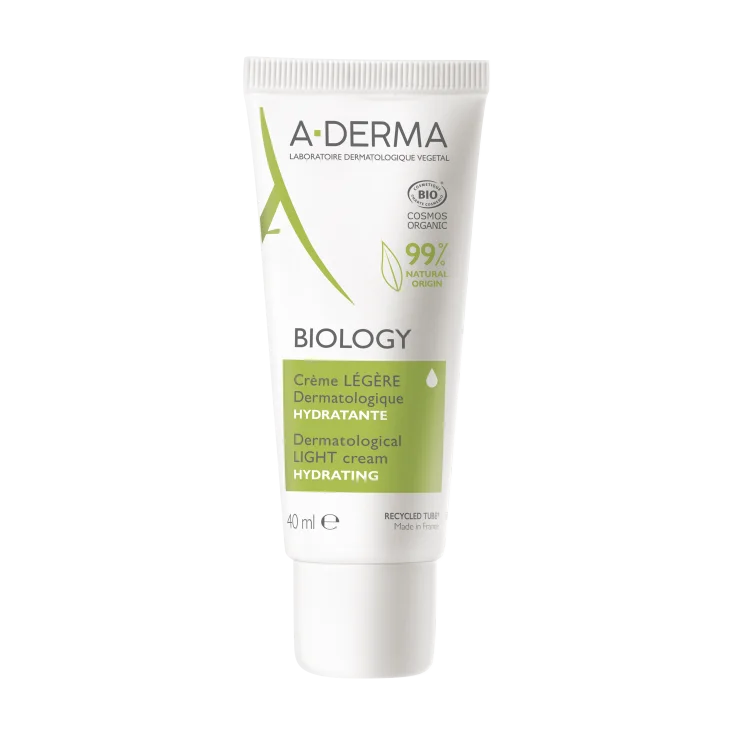BIOLOGY Crema leggera dermatologica Idratante A-DERMA 40ml