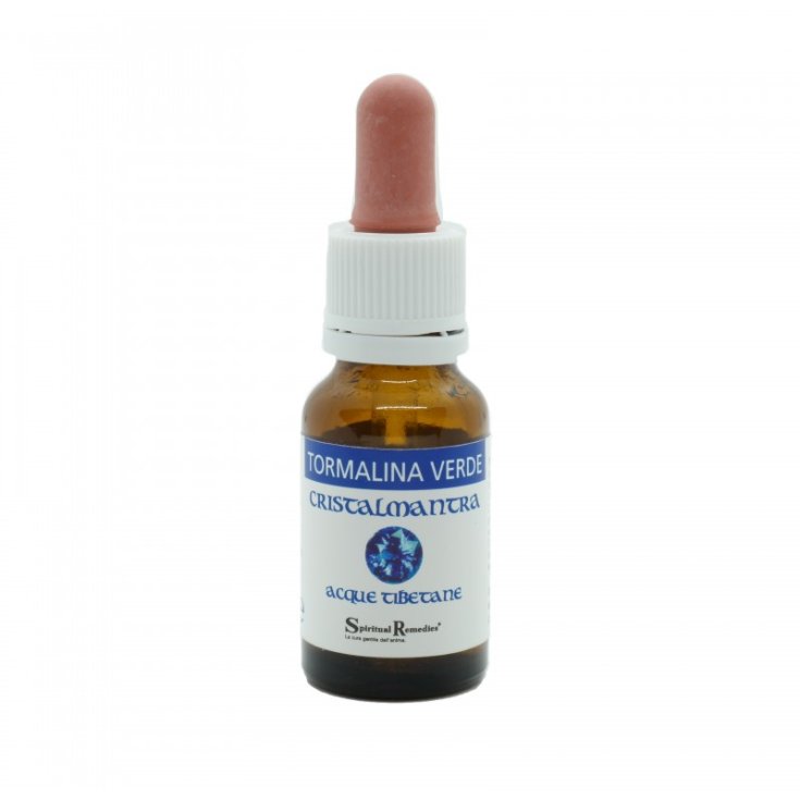 Tormalina Verde Essenza Singola Acque Tibetane Cristalmantra 15ml