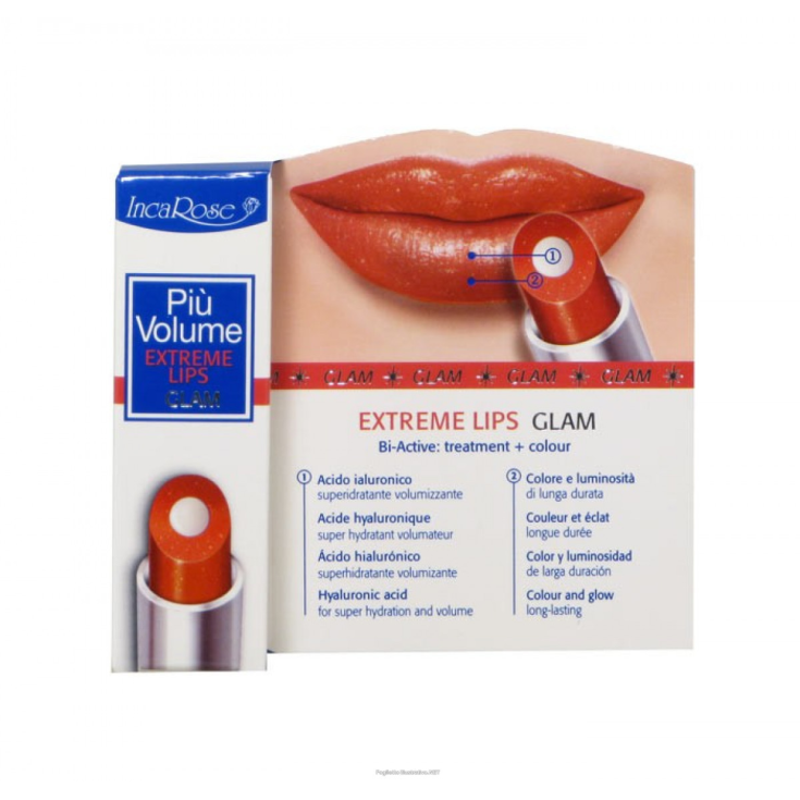 Pi&ugrave; Volume Extreme Lips Glam IncaRose 58 Orange Gerbera
