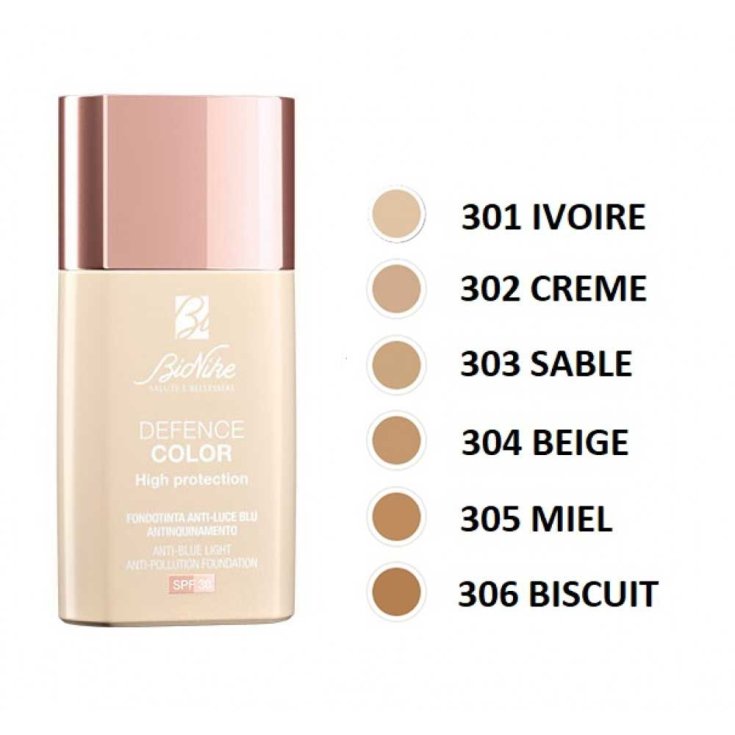 DEFENCE COLOR&nbsp;HIGH PROTECTION N. 301 IVOIRE BioNike 30ml