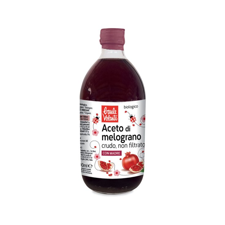Aceto Di Melograno Non Filtrato Baule Volante 500ml
