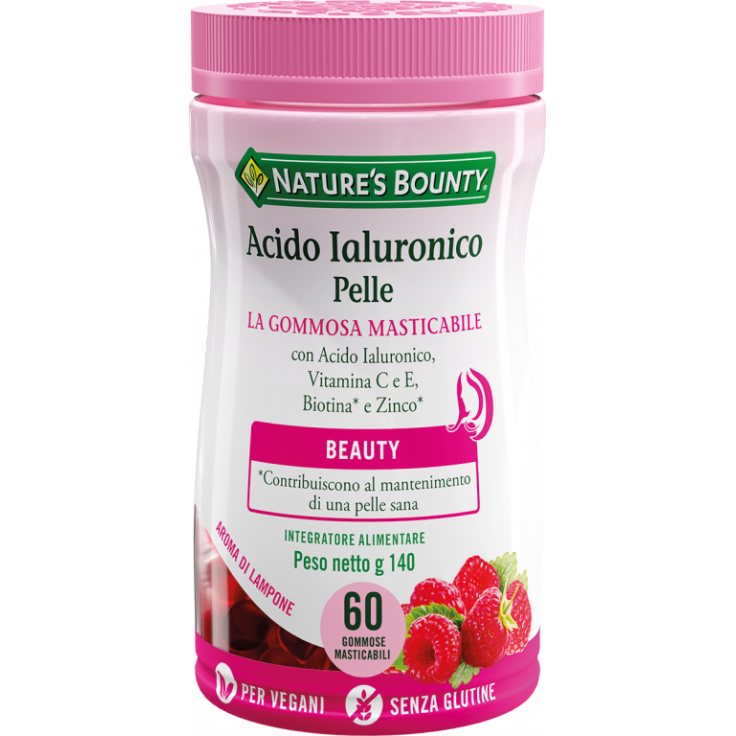 Acido Ialuronico Pelle Nature's Bounty 60 Gommose Masticabili