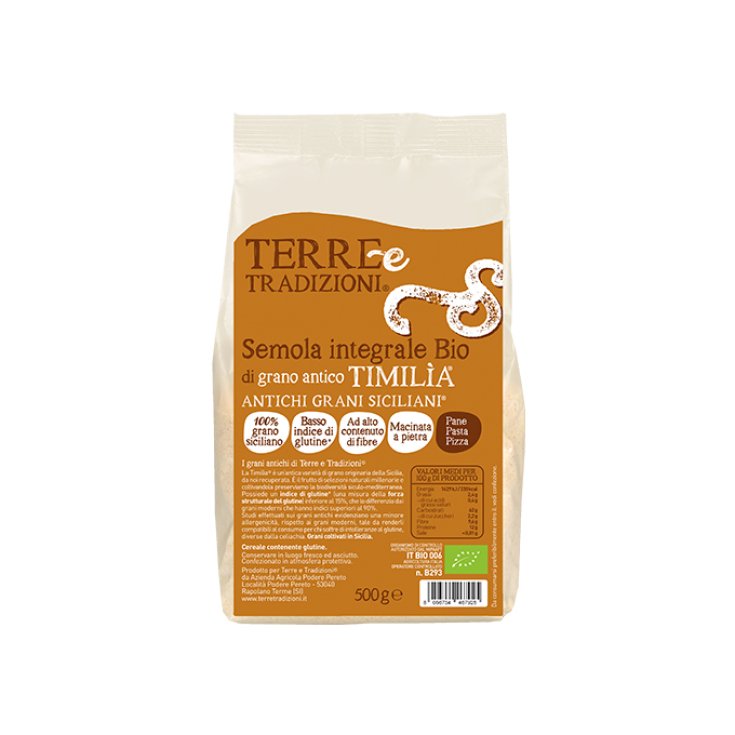 Timilia&reg; Semola Integrale Bio Terre E Tradizioni 500g
