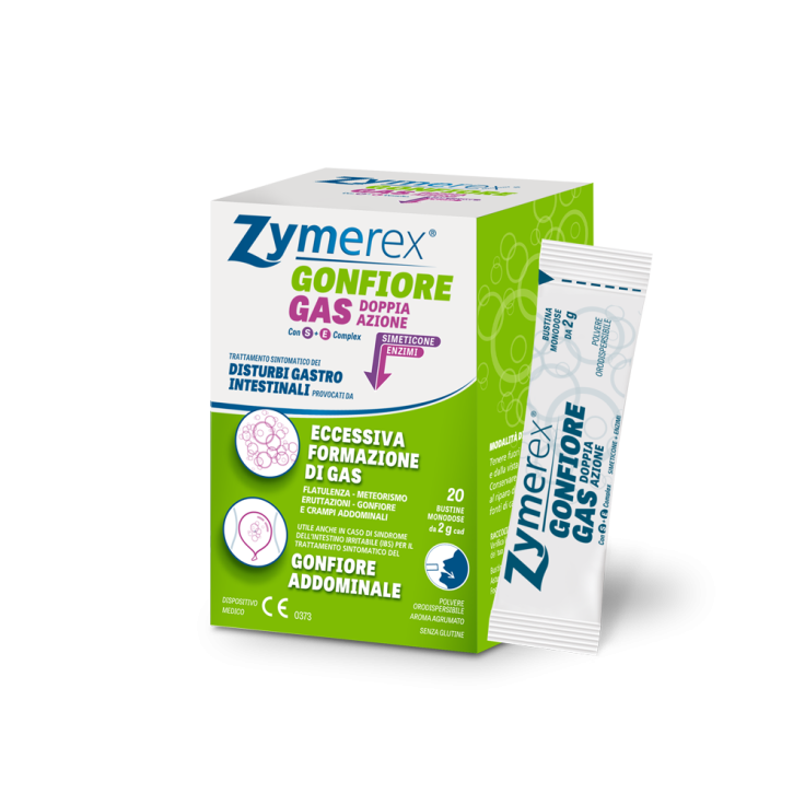 Zymerex Gonfiore Gas Doppia Azione S+E Complex 20 Bustine
