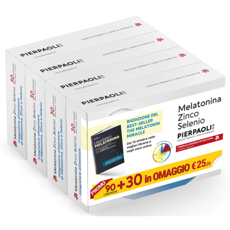 Melatonina Zinco Selenio Pierpaoli 120 Compresse
