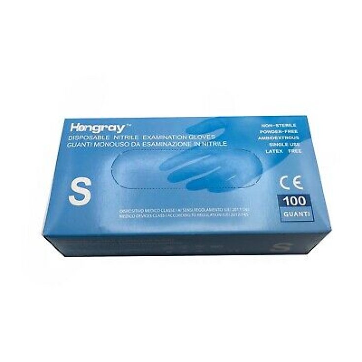 Guanto in Nitrile Hongray Taglia S 100 Pezzi