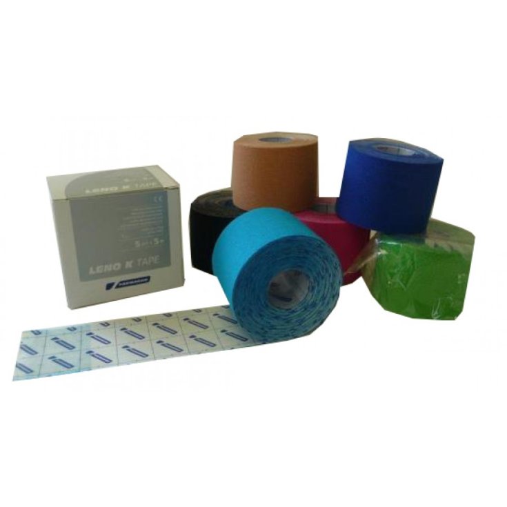 Tape Nero LENO K TAPE Rocchetto 5cmx5m
