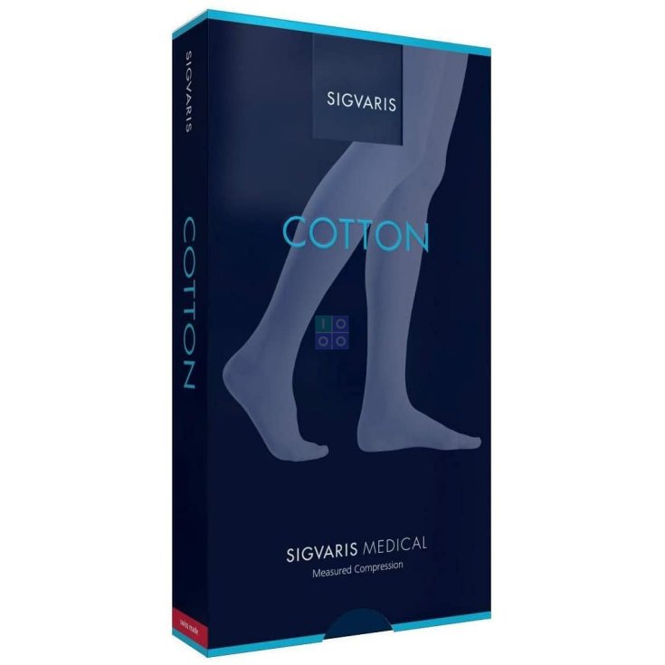 Cotton 2 Gambaletto AD + MS PA Nature Sigvaris 1 Paio