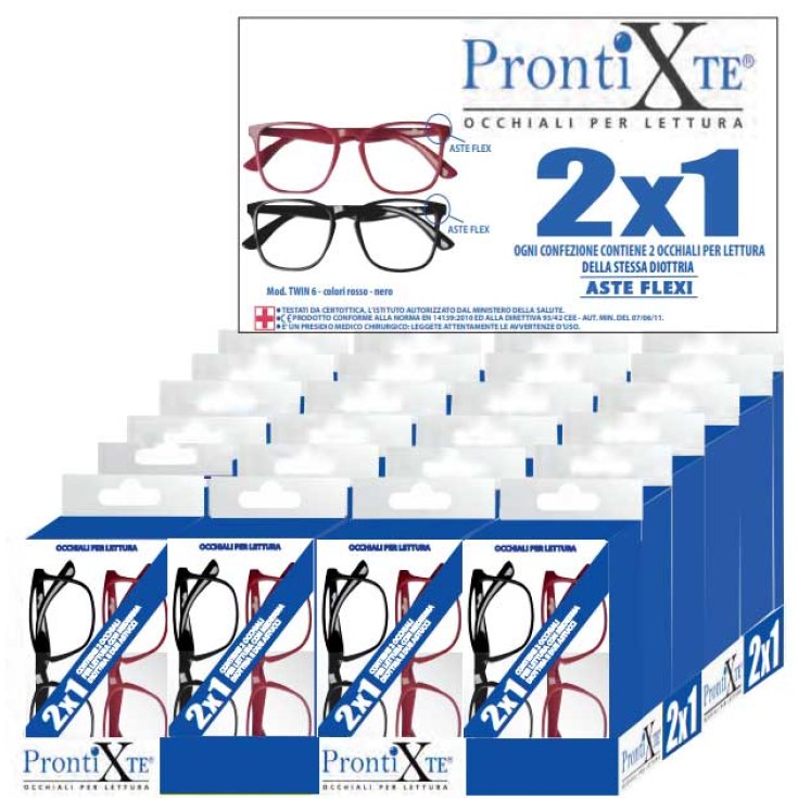 TWIN6 KIT PRONTIxTE&reg; 24 Occhiali Per Lettura