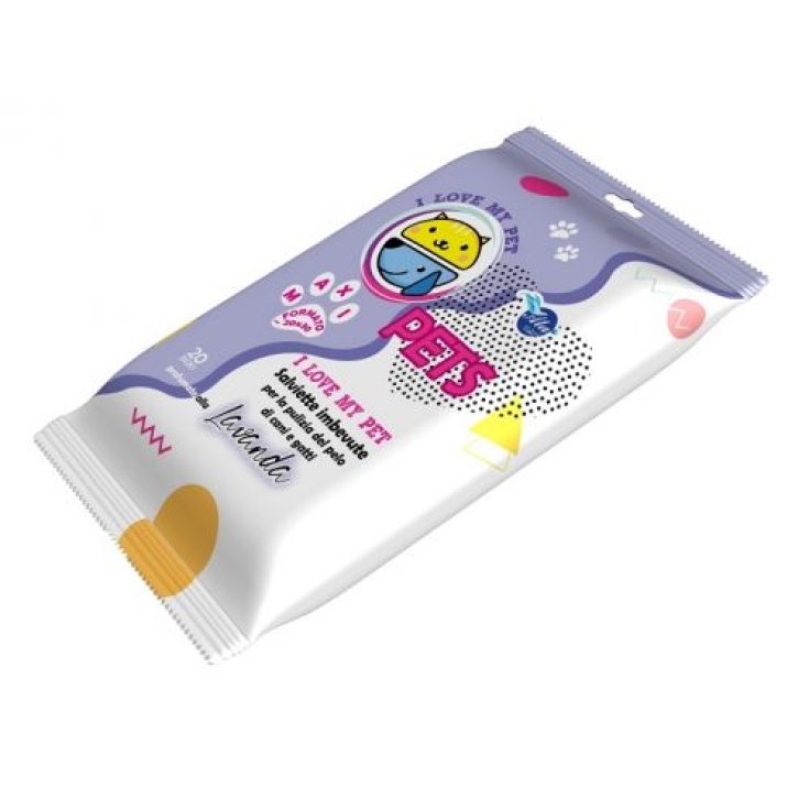 A+CURE&reg; PET SALVIETTE LAVANDA 20 Pezzi
